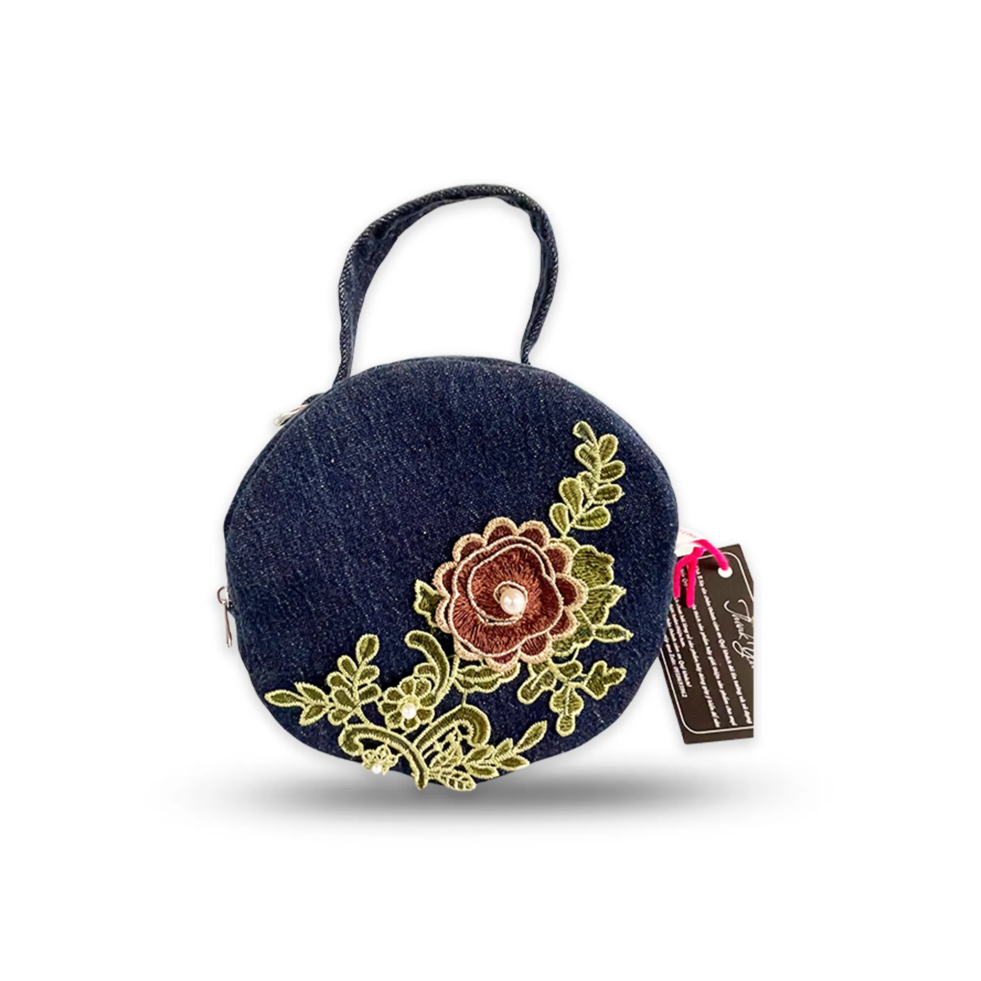 Túi jean trống tròn